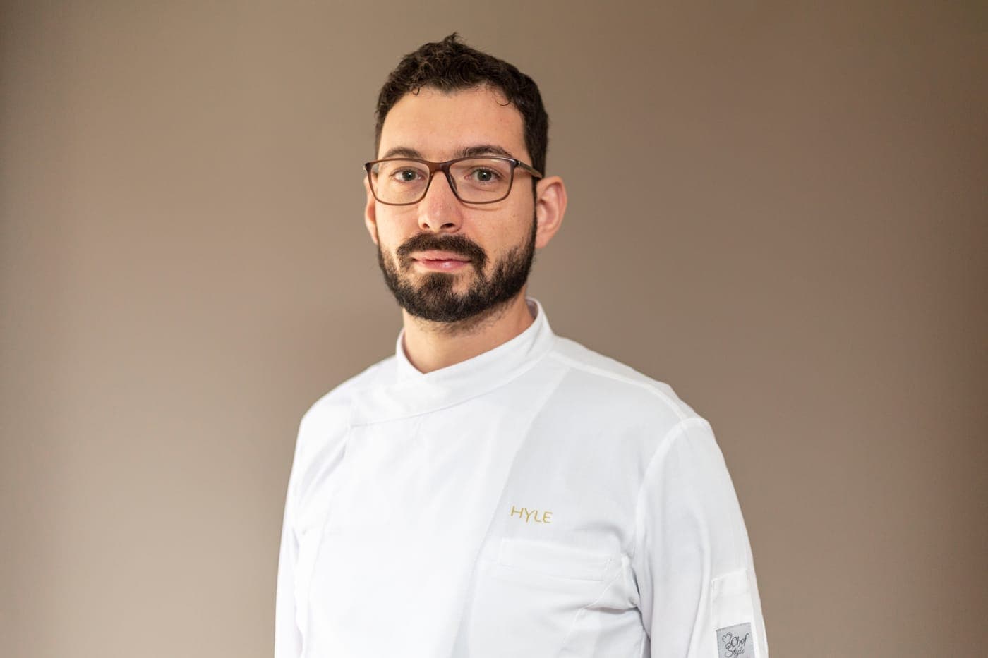 Antonio Biafora in giacca da chef